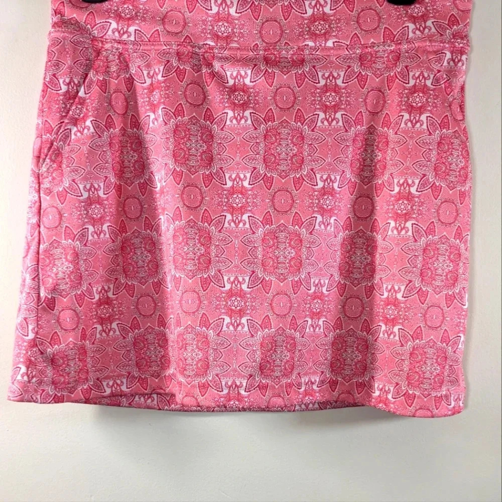 PGA Tour Pink Patterned Skort